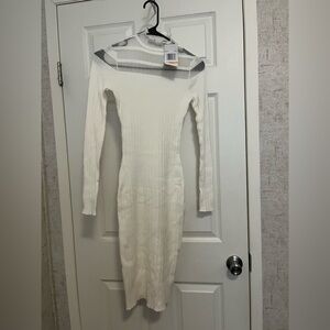 Turtleneck sweater dress